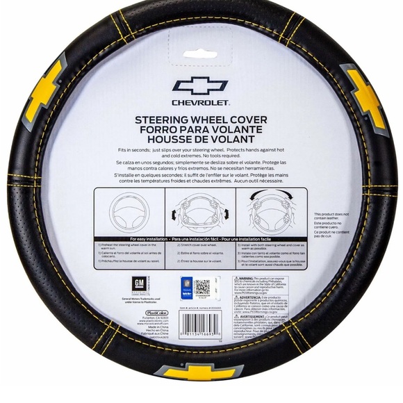 Chevrolet Premium Speed Grip SUV Truck VAN Steering Wheel Cover - Picture 7 of 8